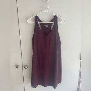 Soma Maroon 24/7 Racerback Sport Dress